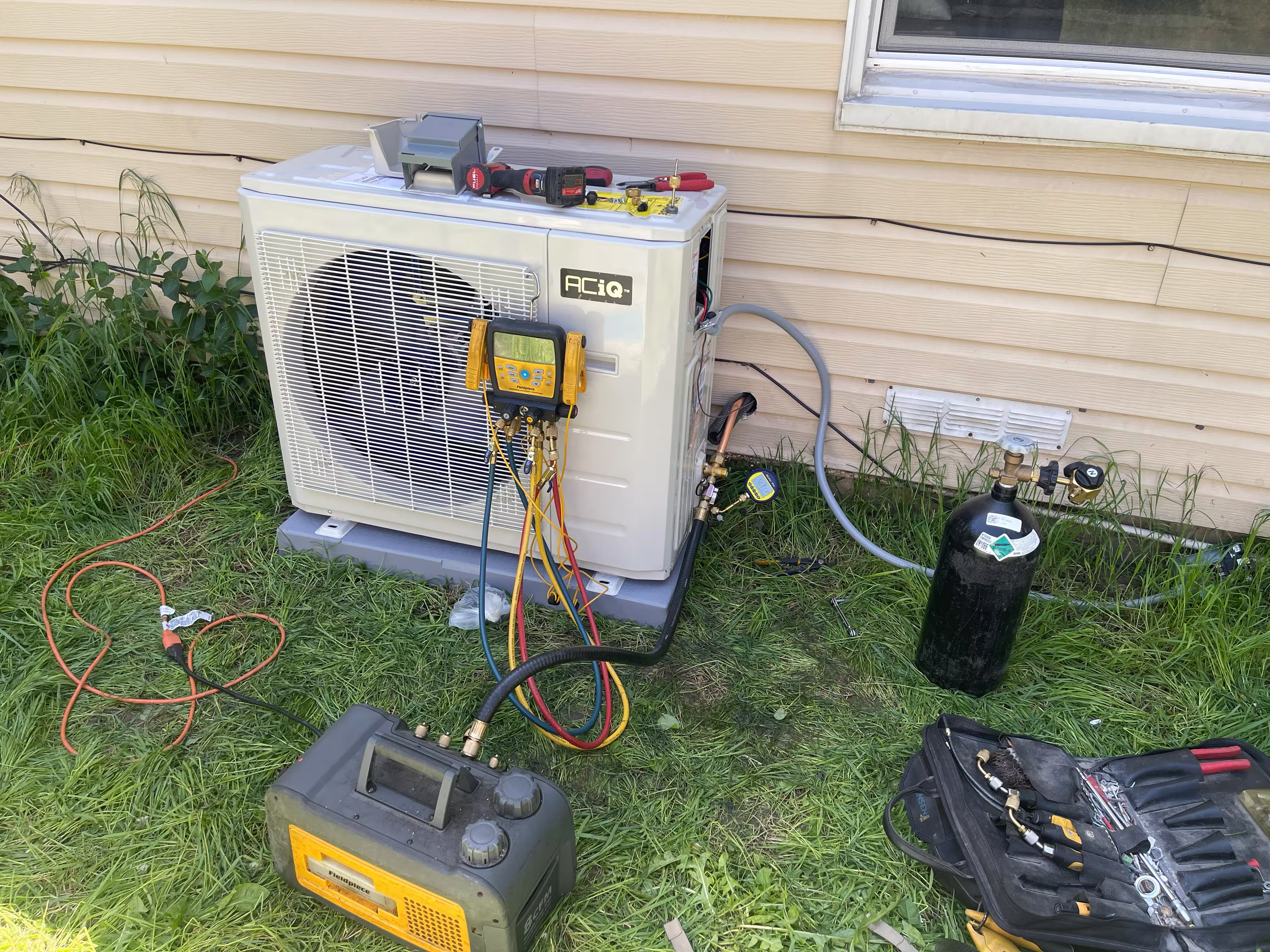 Inverter AC outdoor system installed for Utah cooling